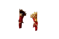 Red Flame Apocalypse Wizard Gloves
