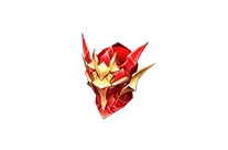 Red Flame Apocalypse Wizard Helm